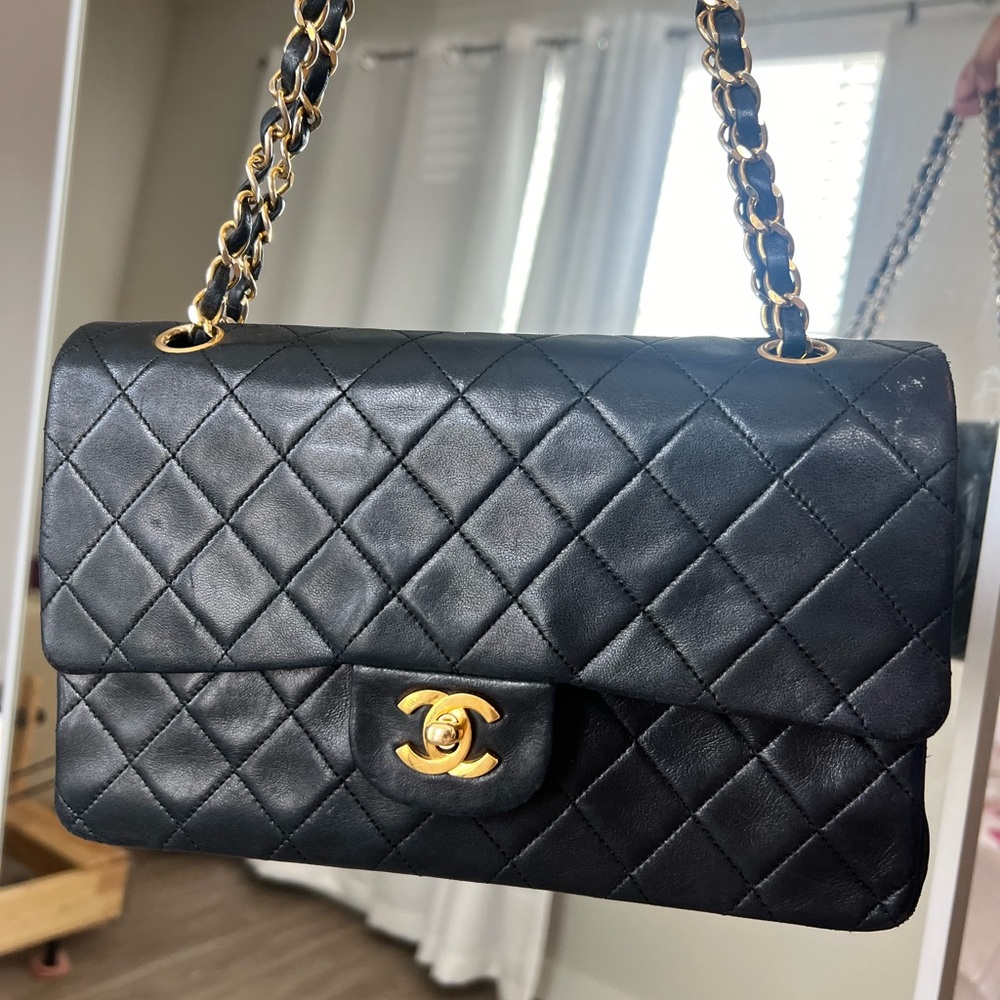 Chanel Double Flap 24k gold Bag